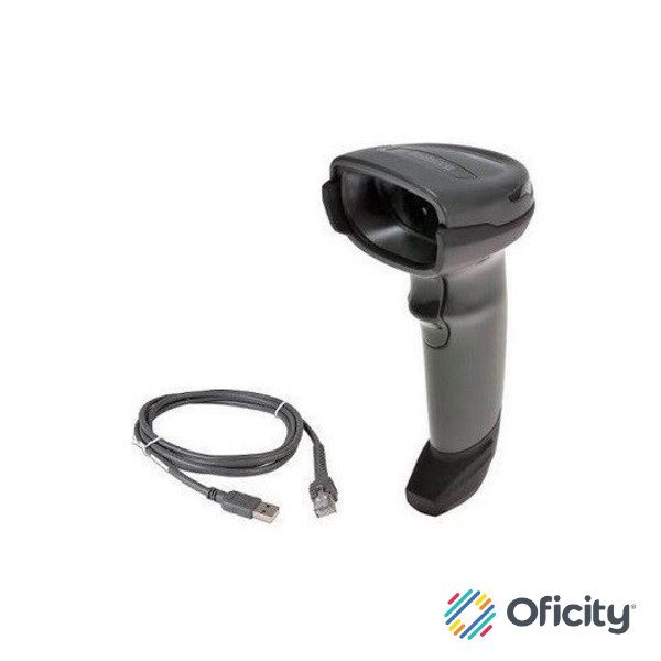 Lector Alambrico Zebra DS4608-SR USB 1D 2D QR PDF417 Escaner Manual Punto de Venta Negro Sin Base