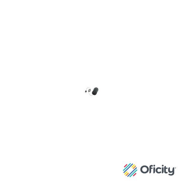 Mini Mouse Easy Line Óptico Retráctil Alámbrico 1000dpi Color Negro
