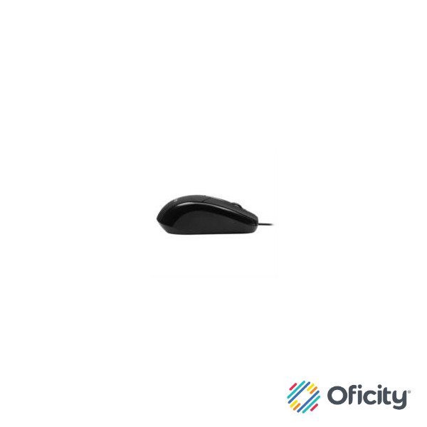 Mouse Easy Line Óptico Alámbrico USB 1000dpi Color Negro