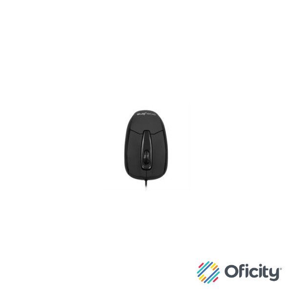 Mouse Easy Line Óptico Alámbrico USB 1000dpi Color Negro