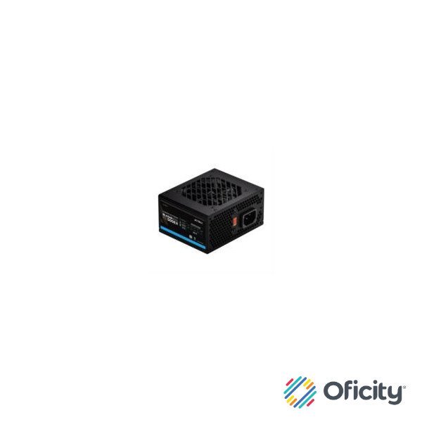 Fuente de Poder Acteck Blazar Evo FS500E SFX 500W 1x20+4 pin + 1xAtx 4 + 2xSata 2xMolex 4 pin Negro