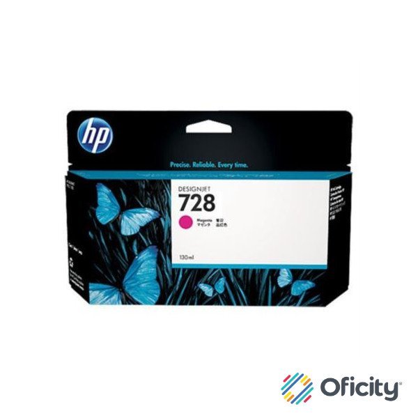 Tinta HP LF 728 DesignJet Magenta 130ML