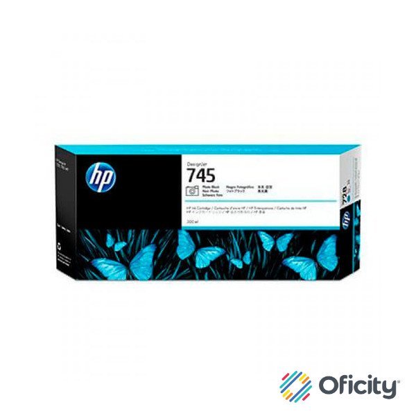 Tinta HP LF 745 DesignJet Negro Photo 300ML