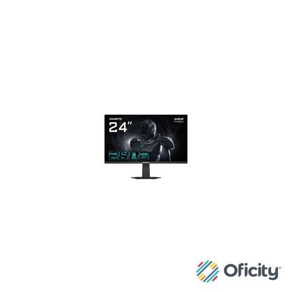 Monitor Gamer Gigabyte 23.8" LED 1920x1080 Full HD FreeSync 144Hz HDMI/DisplayPort Negro