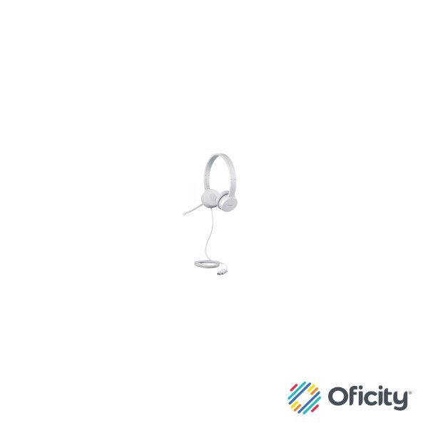 Diadema Alámbrica Lenovo 110 USB Color Nube Gris