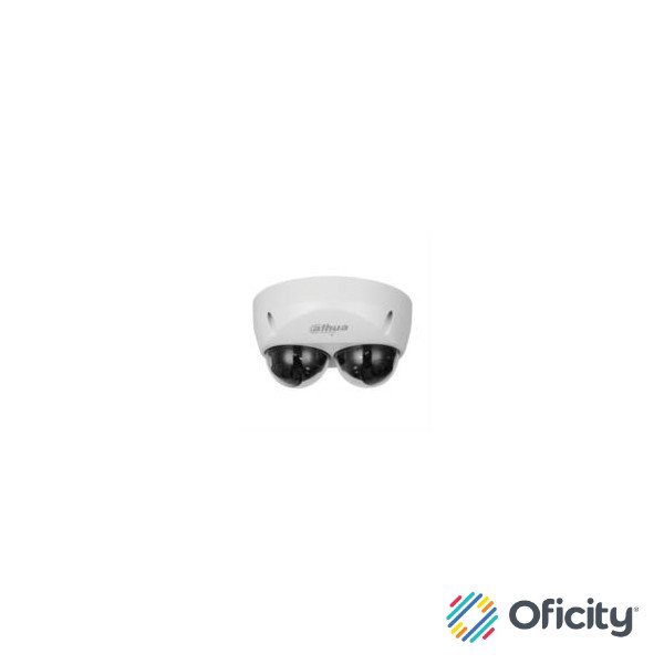 Cámara IP Domo 4MP con Doble Sensor Lente 2.8 mm IR 30m Inteligencia Artificial y Detección Facial