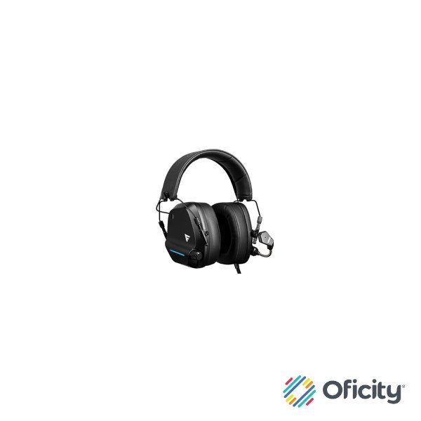 DIADEMA GAME FACTOR HSG550 CONEXION POR USB / MICROFONO AJUSTABLE / SURROUND 7.1 / NEGRO