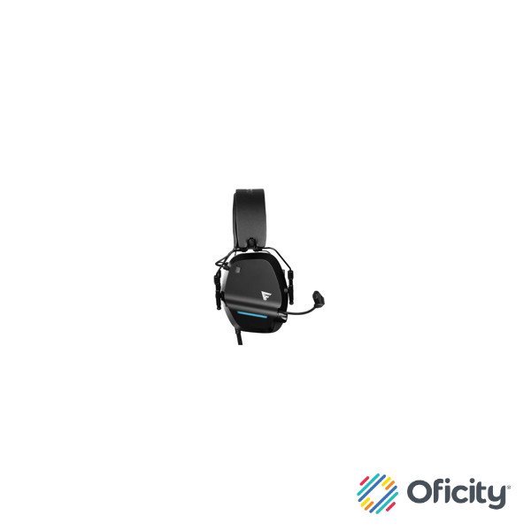 DIADEMA GAME FACTOR HSG550 CONEXION POR USB / MICROFONO AJUSTABLE / SURROUND 7.1 / NEGRO