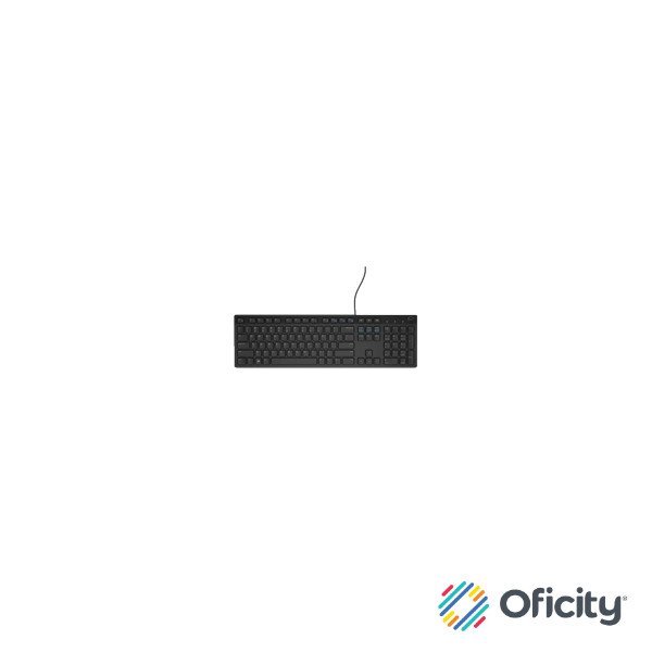 Teclado USB Alámbrico Dell KB216-BK-LTN Español