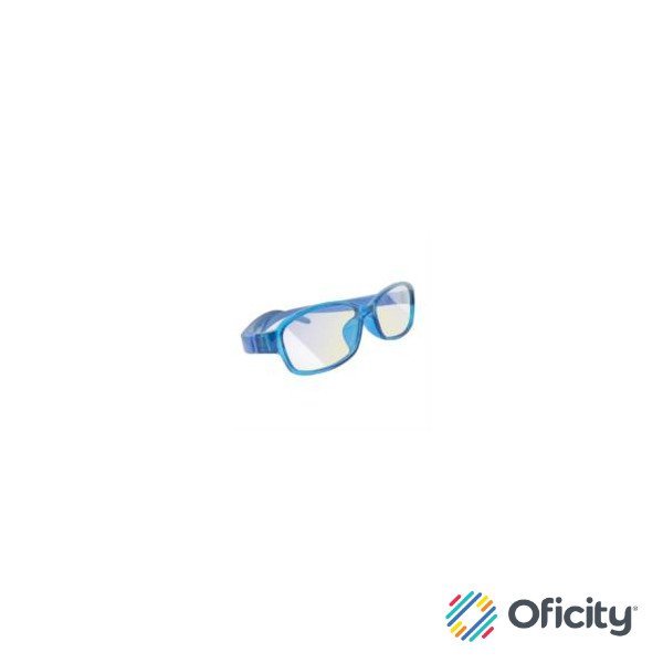 Lentes Gamer Vorago KG-200 Kids PC/Tablet Anti Luz Azul Estuche Color Azul