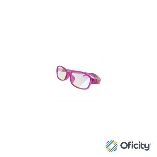 Lentes Gamer Vorago KG-200 Kids PC/Tablet Anti Luz Azul Estuche Color Rosa