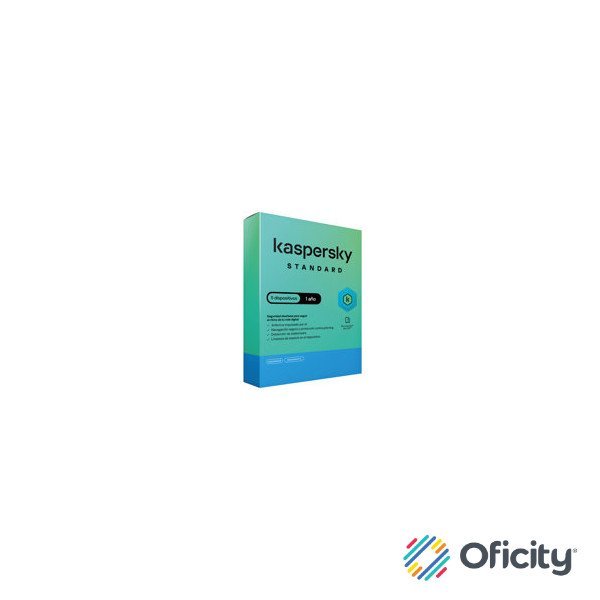 Licencia Antivirus Kaspersky Standard 1 Año 5 Dispositivos