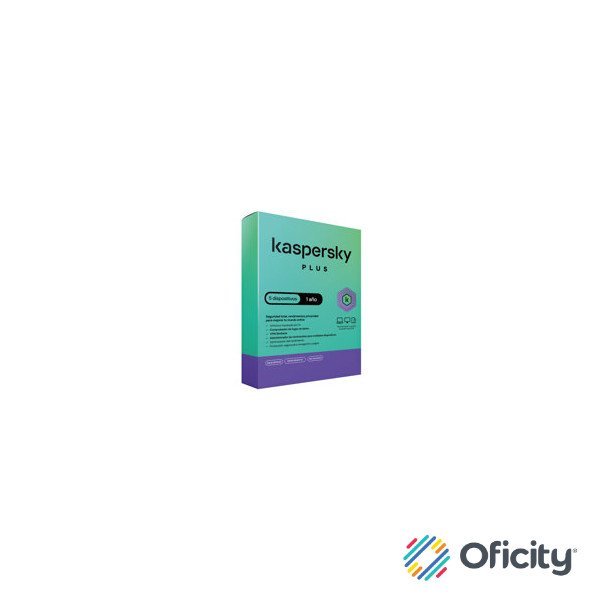 Licencia Antivirus Kaspersky Plus 1 Año 5 Dispositivos