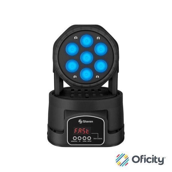 MINI CABEZA MOVIL STEREN LED DMX