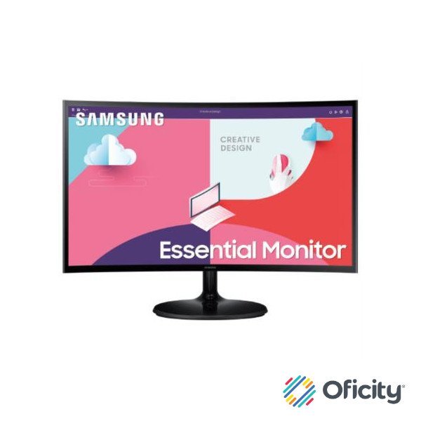 Monitor Samsung 27" Led Curvo Panel VA FHD Resolución 1920x1080