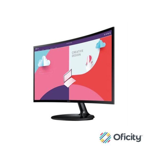 Monitor Samsung 27" Led Curvo Panel VA FHD Resolución 1920x1080