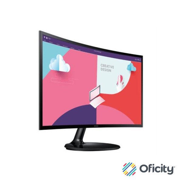 Monitor Samsung 27" Led Curvo Panel VA FHD Resolución 1920x1080
