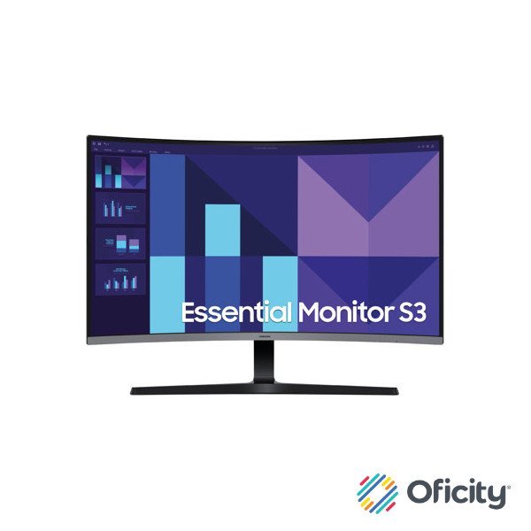Monitor Samsung 32" Essential S3 S39GD FHD Panel VA 1920 x 1080 CURVO 1500R HDMI/D-Sub