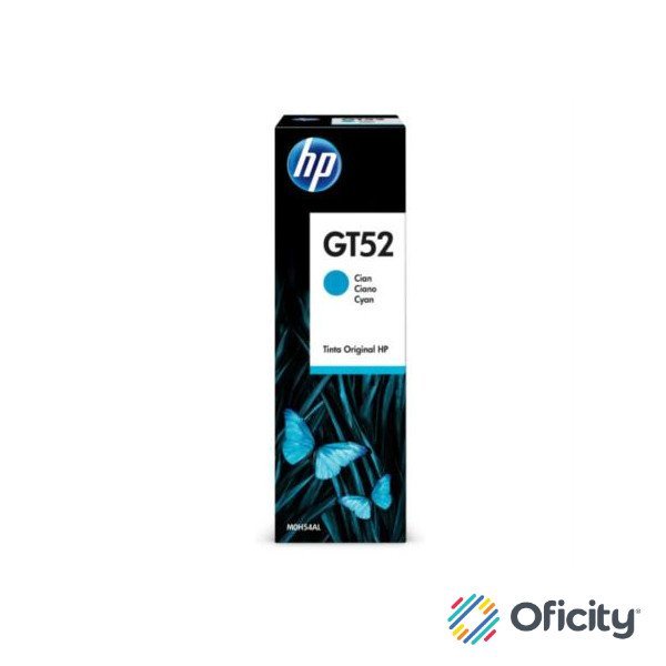 Botella Tinta HP GT52 Cian