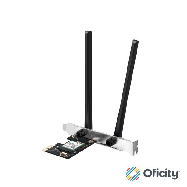Tarjeta de red Mercusys de TP-Link PCIe Bluetooth 5 3 2402 Mbps 5 GHz 574 Mbps 24 GHz Wi-Fi 6 AX3000