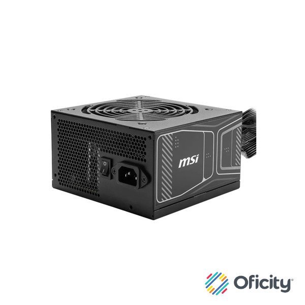 Fuente de Poder MSI MAG A750GN PCIE5 750W ATX No Modular 80 Plus Gold Full PCIe 5.1 24 pin Fan 120mm Negro