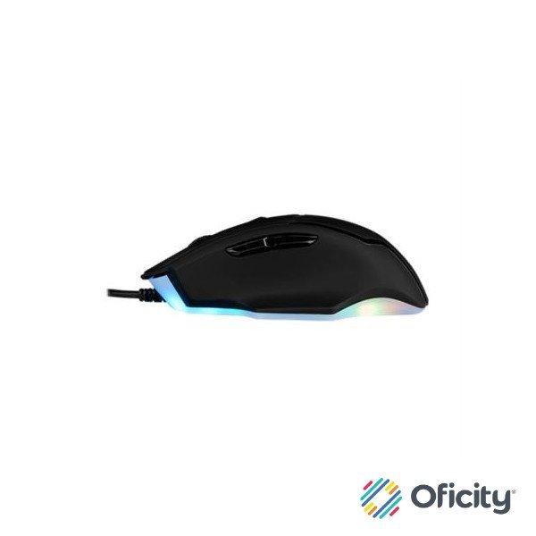 Mouse Vorago Start The Game MO-504 Iluminación RGB Software Configurable Hasta 6400dpi USB Negro