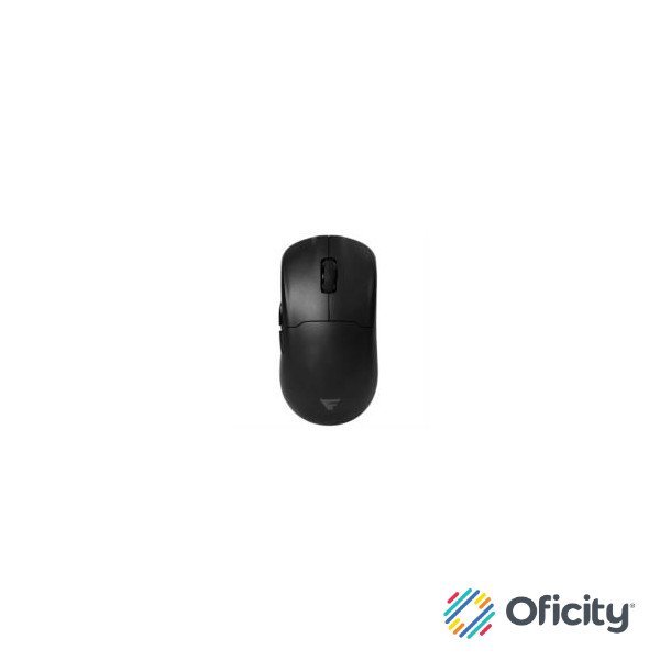 Mouse Game Factor MOW800 Inalambrico Wireless 2.4G BT Pixart 3395 26.000 DPI 4K HZ Base RGB Ultra Ligero 56G Negro