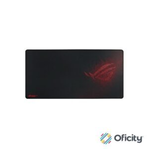 Tapete Mouse Pad Gamer Asus ROG Sheath 900x440x3mm Antideslizante Color Negro/Rojo