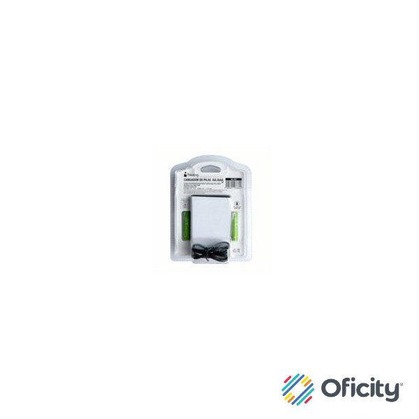 Cargador de Pilas Nextep AA/AAA Incluye 2 Pilas AA