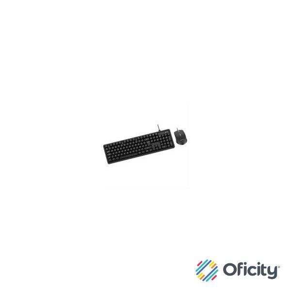 Teclado y Mouse Nextep Pro Alambrico Operacion Silenciosa USB