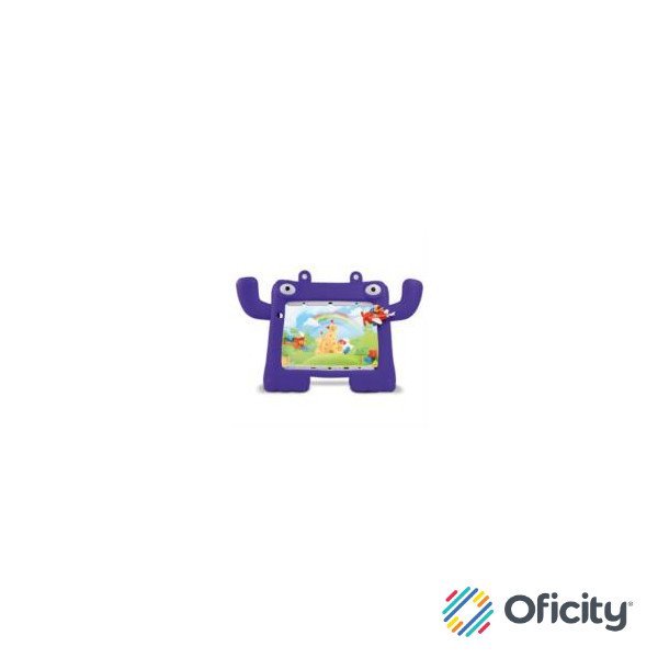 Tableta Vorago 9" PAD-8-KIDS Quadcore 64GB Ram 4GB 2MP/5MP Android 13 Funda Morada