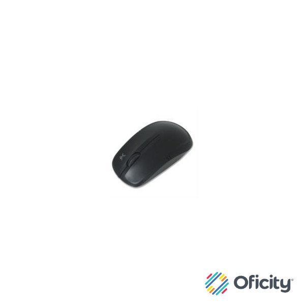 Mouse Inalámbrico Perfect Choice Essential Ajustable 800-1200-1600dpi Color Negro