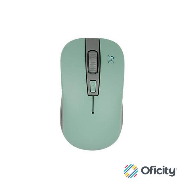 Mouse Inalámbrico Perfect Choice Essential Ajustable 800-1200-1600dpi Color Turquesa