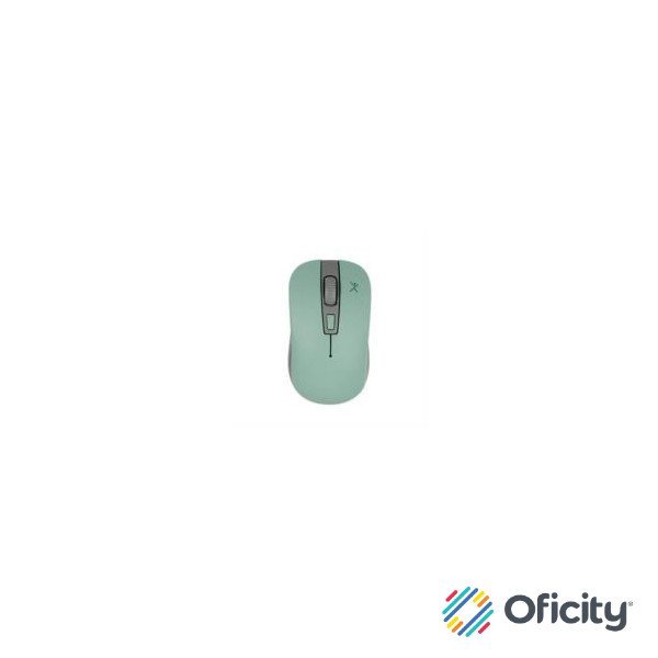 Mouse Inalámbrico Perfect Choice Essential Ajustable 800-1200-1600dpi Color Turquesa