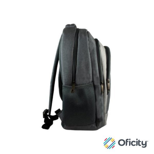 Mochila Perfect Choice Sharp Laptop 15.6" a 17" Color Gris