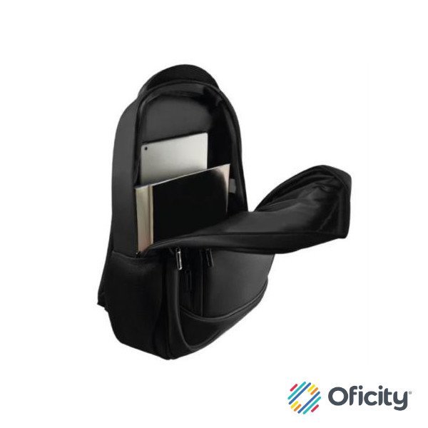Mochila Perfect Choice Essentials para Laptop de 15.6" a 17" con 4 Compartimentos Color Negro