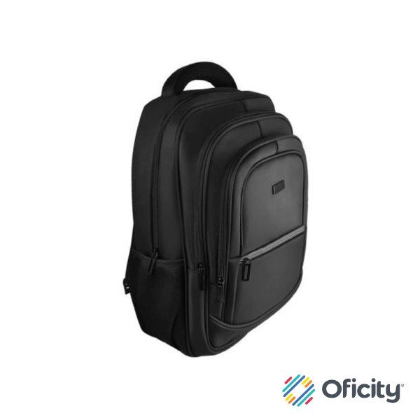 Mochila Perfect Choice Essentials para Laptop de 15.6" a 17" con 4 Compartimentos Color Negro