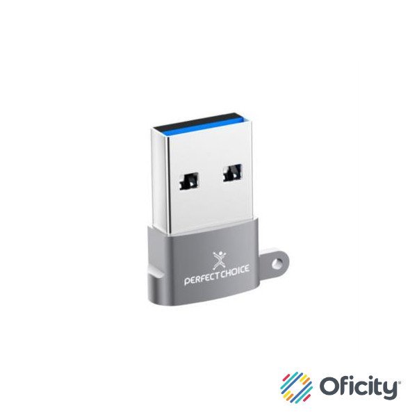 Adaptador Perfect Choice USB Tipo A a USB Tipo C