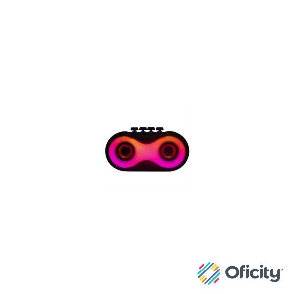 Bocina Perfect Choice Owty LED RGB con Teclas Mecánicas Color Negro