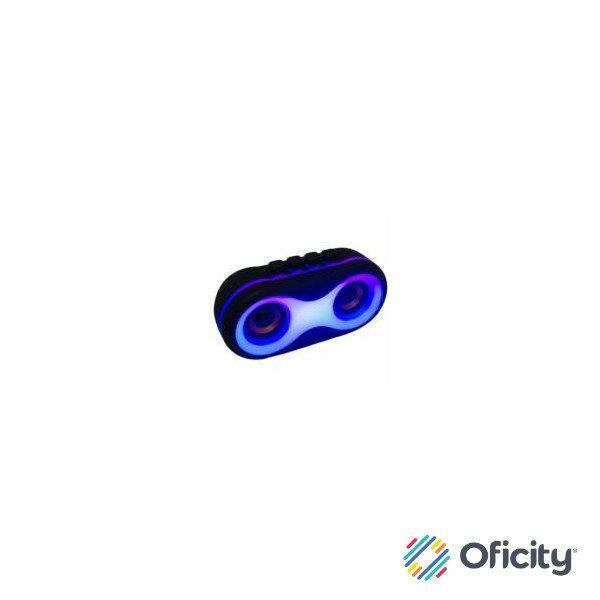Bocina Perfect Choice Owty LED RGB con Teclas Mecánicas Color Negro