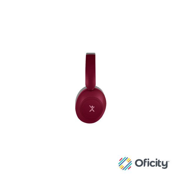 Audifono Perfect Choice Soundia Bluetooth On-Ear Borgoña
