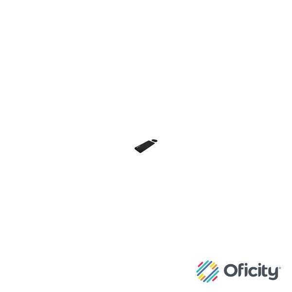 Kit Perfect Choice de Teclado y Mouse Inalámbrico Ergonómico 1000 dpi Froyo Color Negro