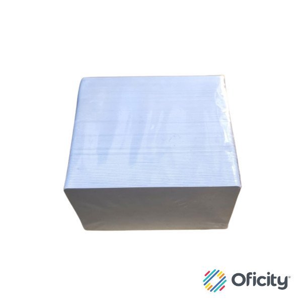 Tarjeta Evolis de PVC blanca 30M con 100pzas