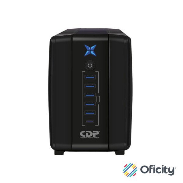 UPS CDP R-UPR 1008 Interactivo 1000VA/500W 8 Contactos Indicadores LED de funcionamiento