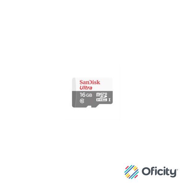 Memoria Micro SD SanDisk Ultra 64GB Micro SDXC UHS-I Clase 10 C/Adaptador Color Gris Blanco SDSQUNR-064G-GN3MA