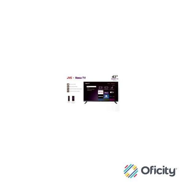 Televisor JVC 43" Smart TV Roku FHD SI43FRF Frameless