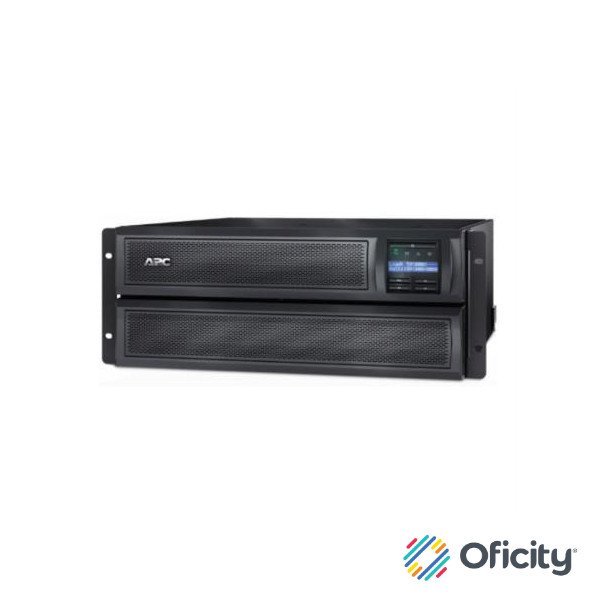 UPS APC X 3000VA/2700W 4U Torre/Rack Convertible Pantalla LCD 100-127V 10 Salidas Color Negro