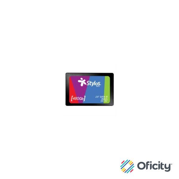 SSD Stylos 480GB 2.5" 460MB/s Escritura 510 MB/s Lectura SATA III