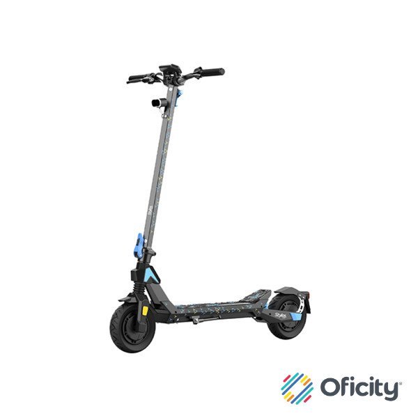 Scooter Eléctrico Stylos M3 Negro con Azul