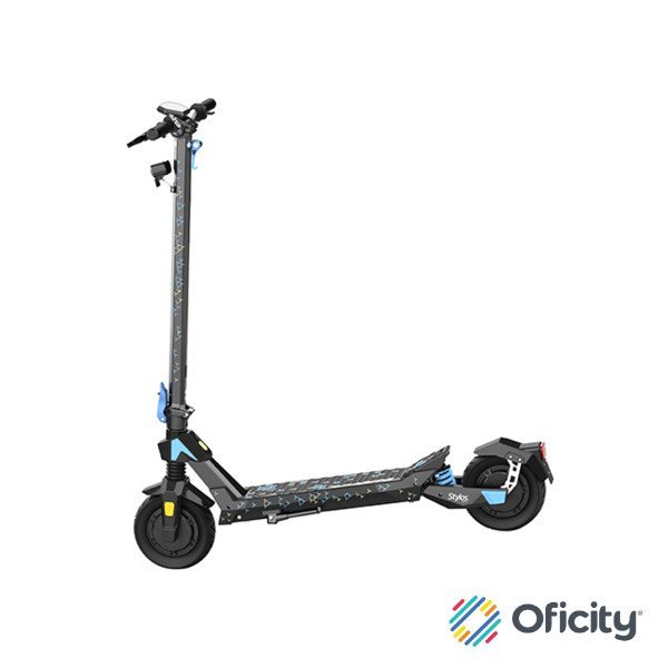 Scooter Eléctrico Stylos M3 Negro con Azul